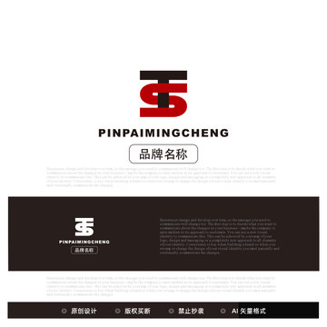 字母TS設(shè)計(jì)品牌logo