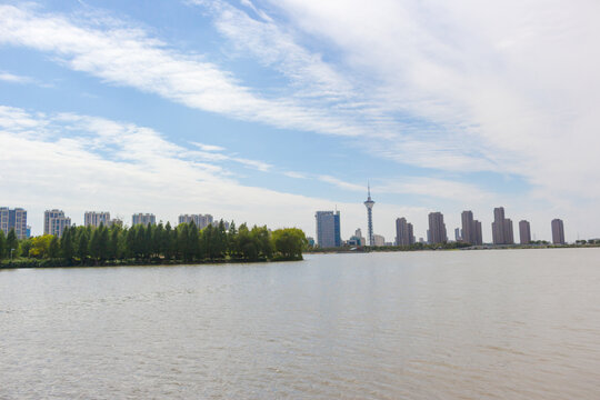 苏州天镜湖公园风景