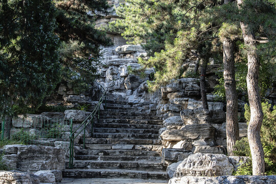 景山公园登山石阶