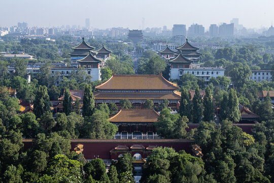 北京景山北边的寿皇殿