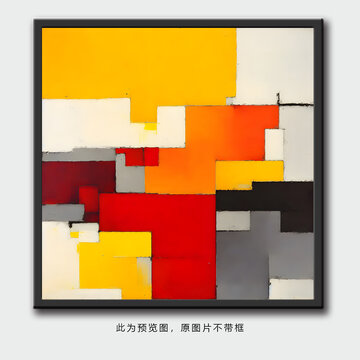酒店高檔抽象畫掛畫