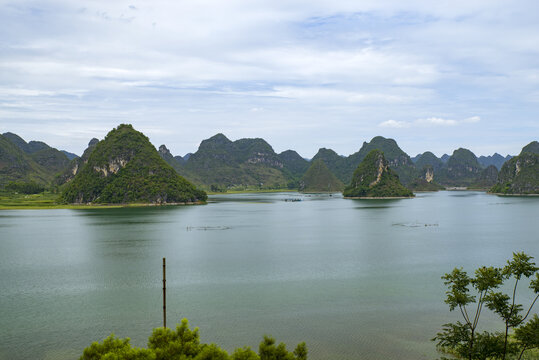 湖光山色风景如画