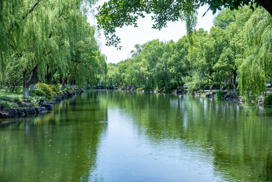 浙江嘉兴南湖公园景区景观