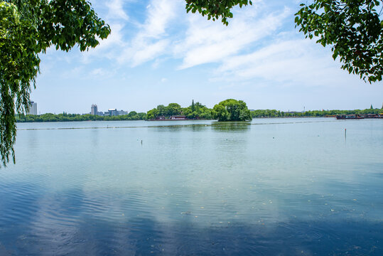 浙江嘉兴南湖公园景区景观