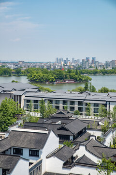 浙江嘉兴南湖公园景区景观