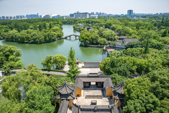 浙江嘉兴南湖公园景区景观