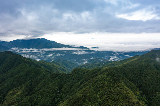 航拍湖南株洲炎陵神农谷景区