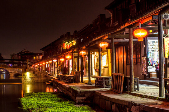 西塘古镇夜景