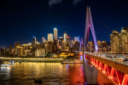 东水门大桥夜景