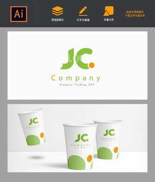 字母jc公司logo标志