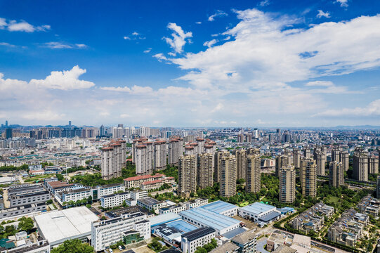 台州市路桥区航拍风光