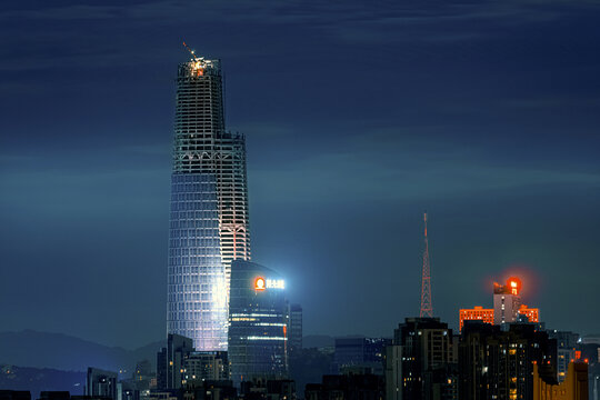 重庆沙滨路夜景