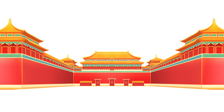 國潮故宮博物館建筑