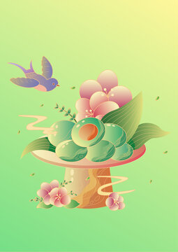 清明節(jié)青團