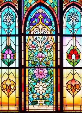蒂凡尼教堂玻璃画