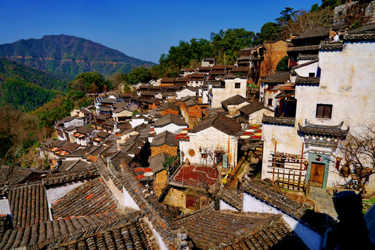 婺源篁岭村全景