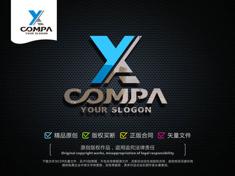 XY字母LOGO