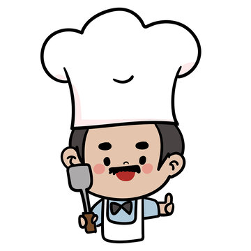 豎大拇指廚師