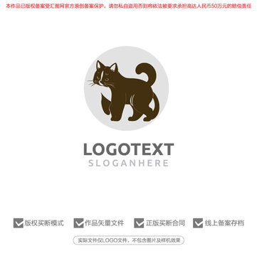 貓寵物品牌標(biāo)志logo