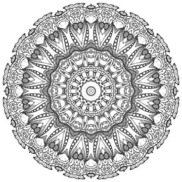 黑白傳統(tǒng)花紋圖案