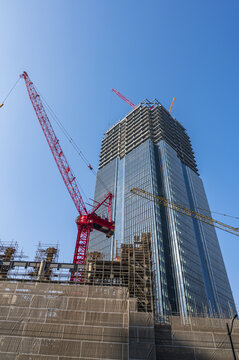 摩天大楼建筑工地