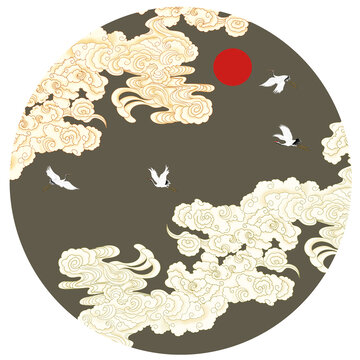 祥云裝飾畫