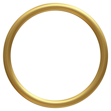 金色圆环8cm