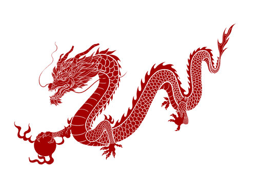 2024龍年剪紙祥龍