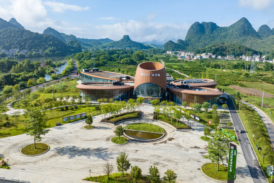 荔浦荔江国家湿地公园夏季风光