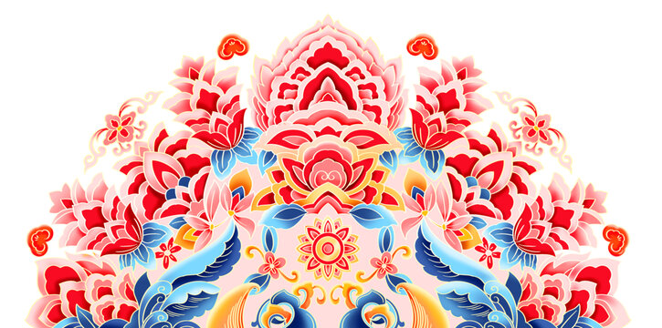 中國(guó)傳統(tǒng)元素插圖