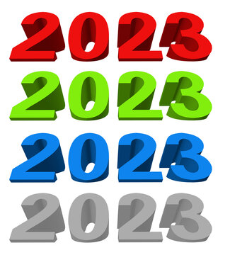 2023斜坡字