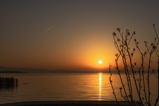 太湖日出