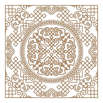 中式傳統(tǒng)矢量圖案底紋
