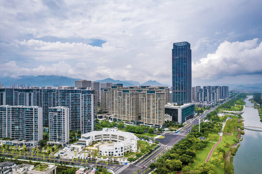 航拍樂(lè)清城市風(fēng)光