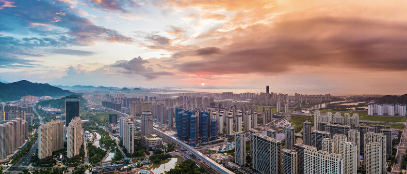 樂清城區(qū)全景風(fēng)光