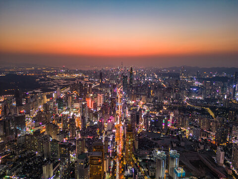 罗湖城市大景