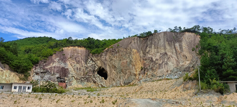 石矿场风景