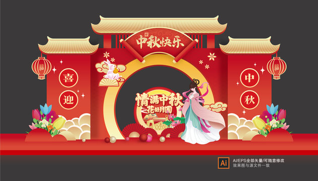 中秋門頭