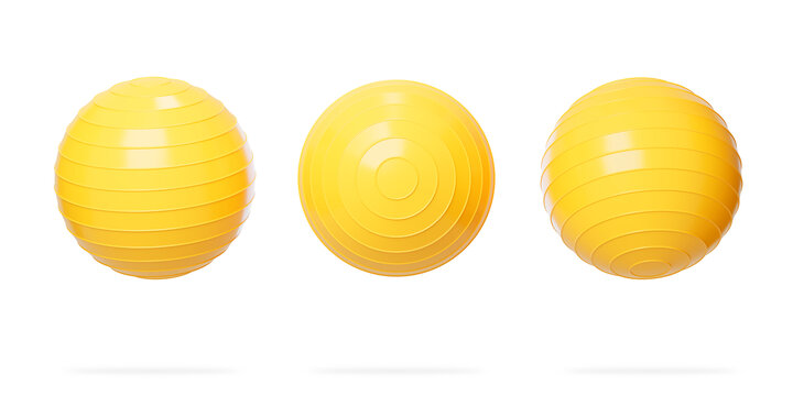 瑜伽球養(yǎng)生訓(xùn)練拉伸球3D