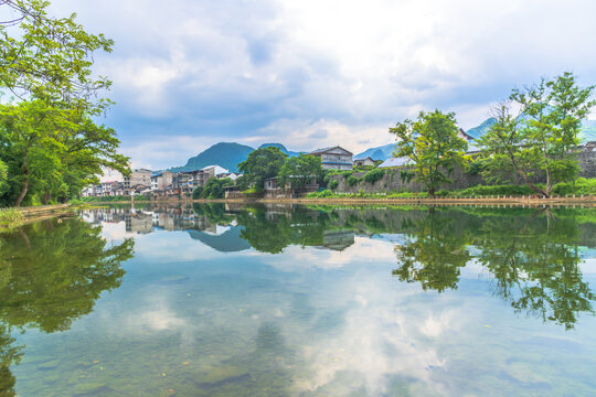 桂林永宁州古城风光