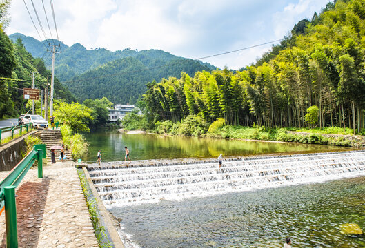 安徽省休宁县山水风景