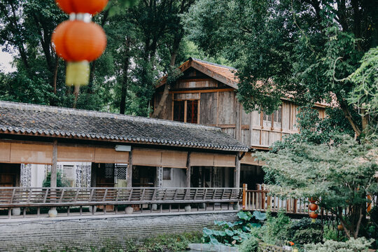 长寿寺禅意国风寺庙