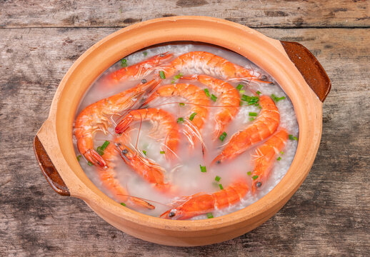 鮮蝦粥