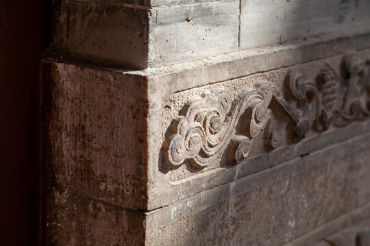 五台山普化寺古建石雕石刻