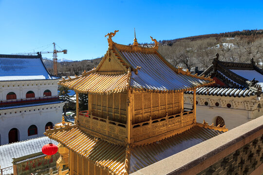 五台山显通寺万佛殿铜殿