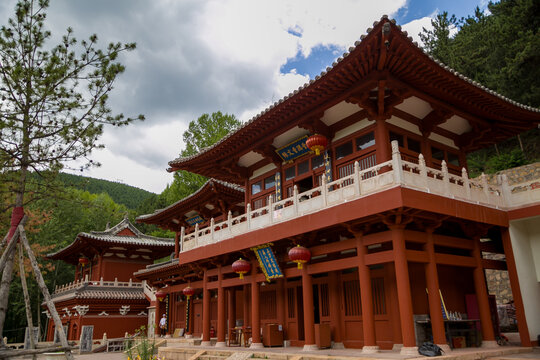 五台山灵峰寺寺庙古建