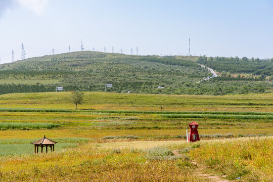 张家口草原天路的美景风光