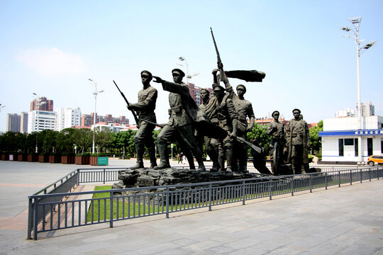 武汉首义广场雕塑