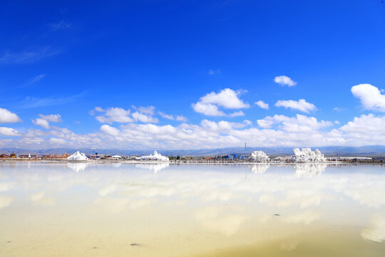 青海茶卡盐湖