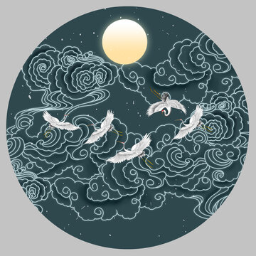 祥云裝飾畫(huà)